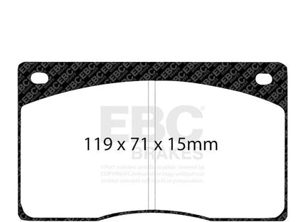Front Brake Pad Set for XJ6 Jaguar (1974–1987) RQ177PJ