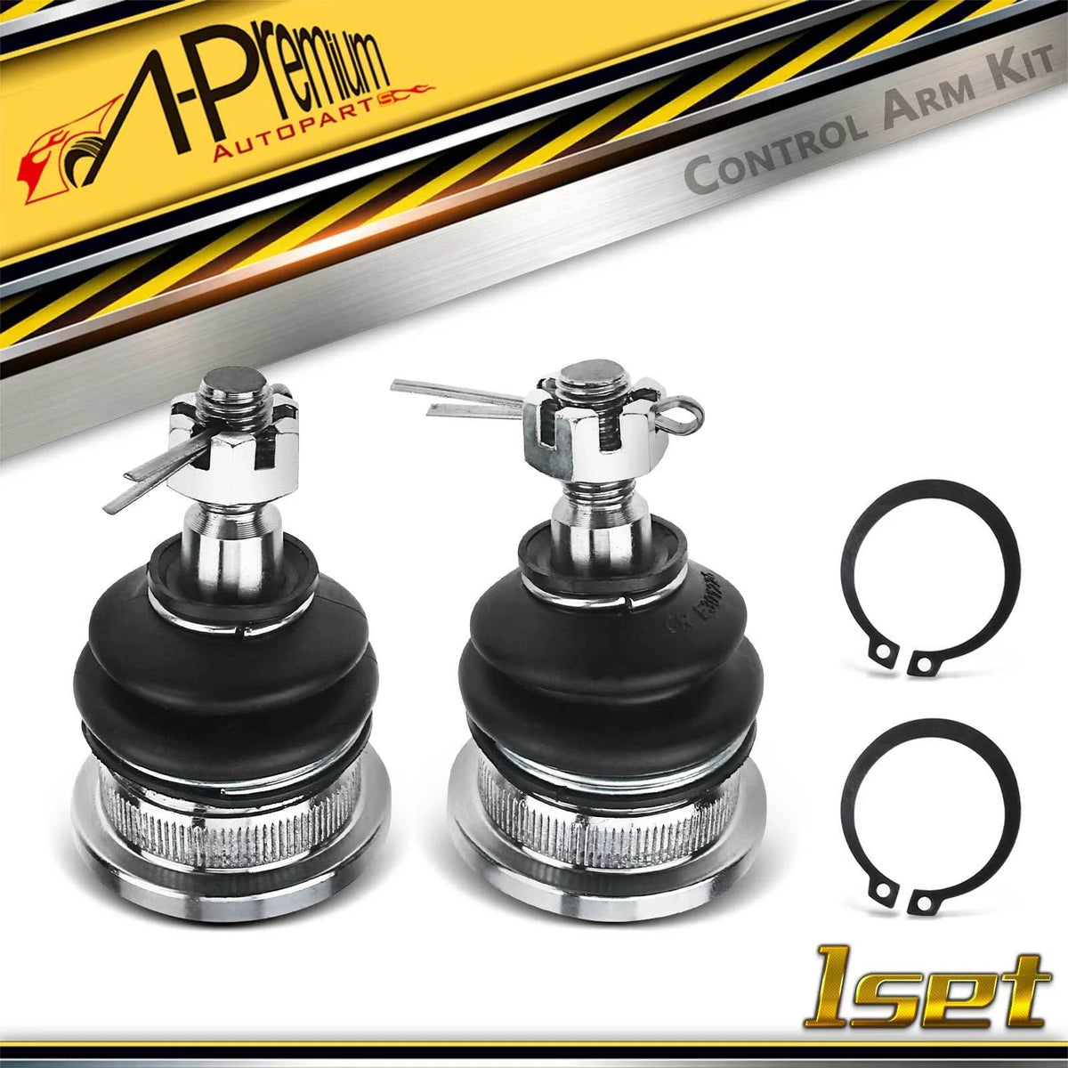 2X Front Upper Side Ball Joint for Honda Civic (1992–2000) Acura EL (1997–2000)