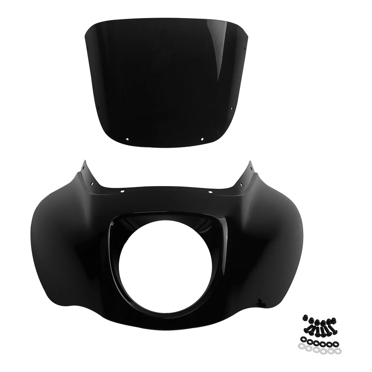 Headlight Fairing Kit - Vivid Black for Softail FXBB 2018-2025 Harley