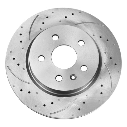 Drilled Rear Rotors and Brake Pads Set for 2014-2023 Buick LaCrosse
