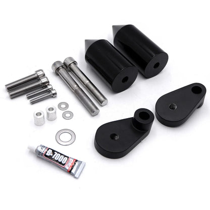 Spike Frame Slider in Black for Honda CBR1000RR (2006–2020)