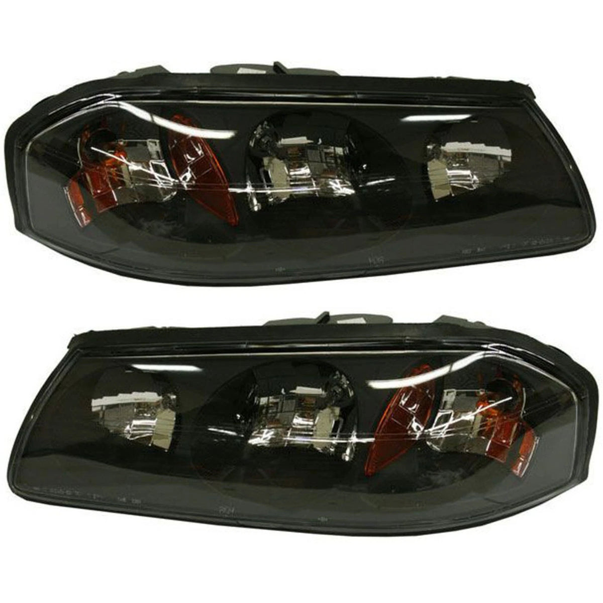 Headlight Set of 2 for Chevrolet Impala (2004–2005) with Bulb