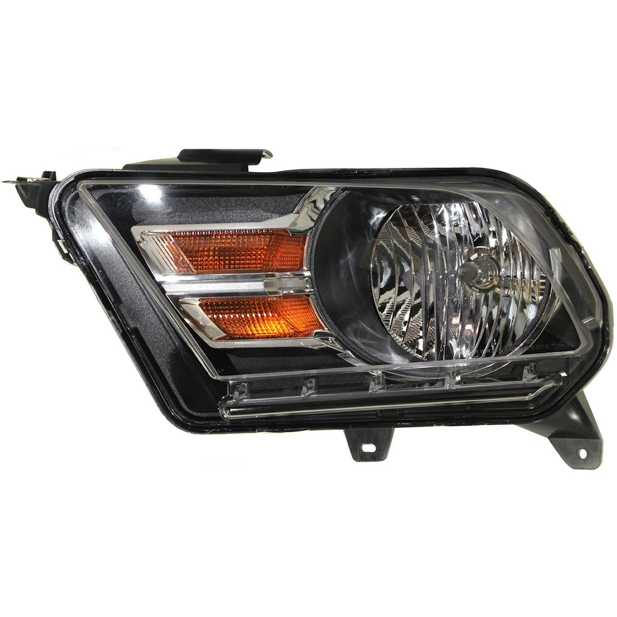 Halogen Headlight Set of 2 for Ford Mustang (2010–2014) LH RH Bulbs