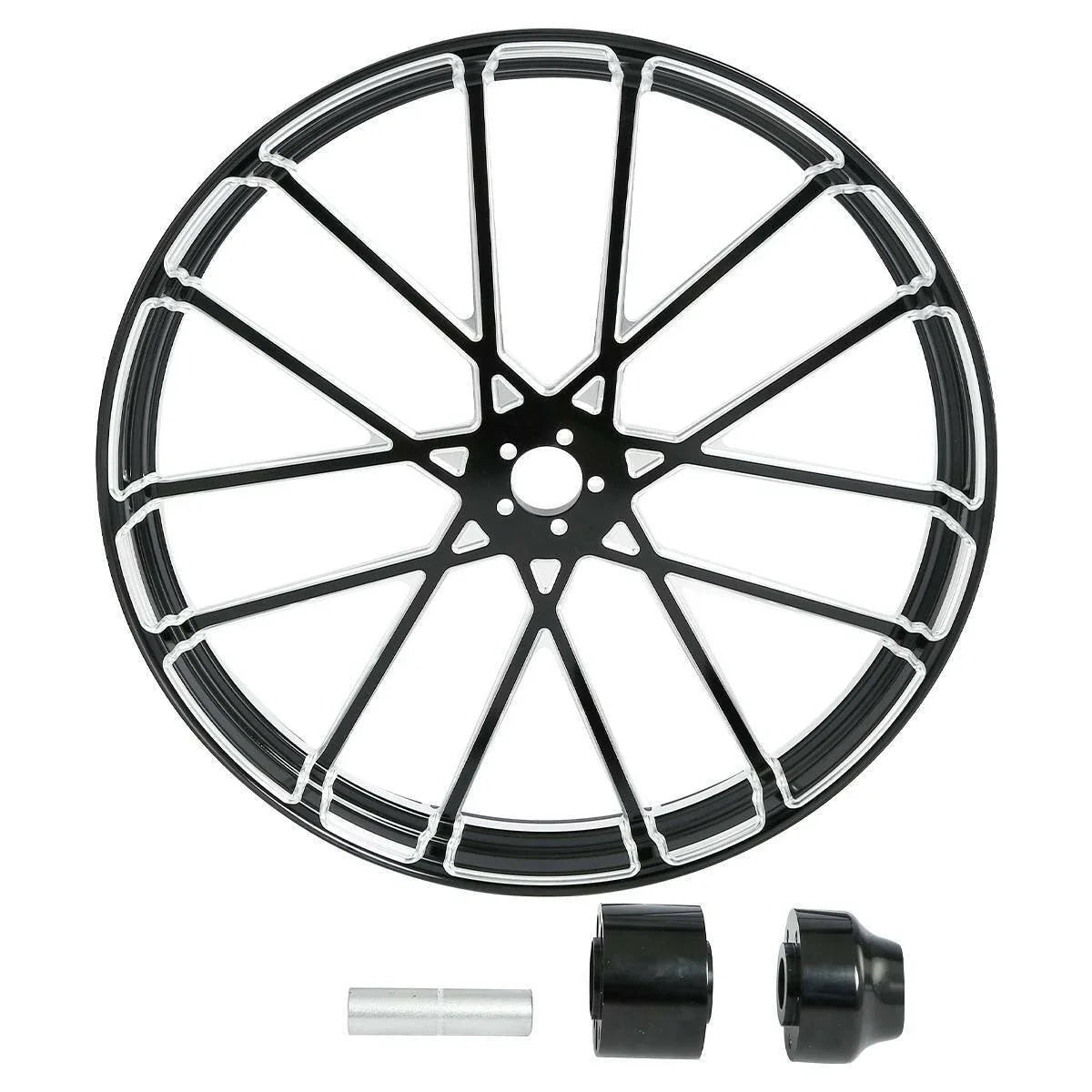 Front Wheel Rim Hub 30" x 3.5" CNC Single Disc for Harley Road King 1997-2021