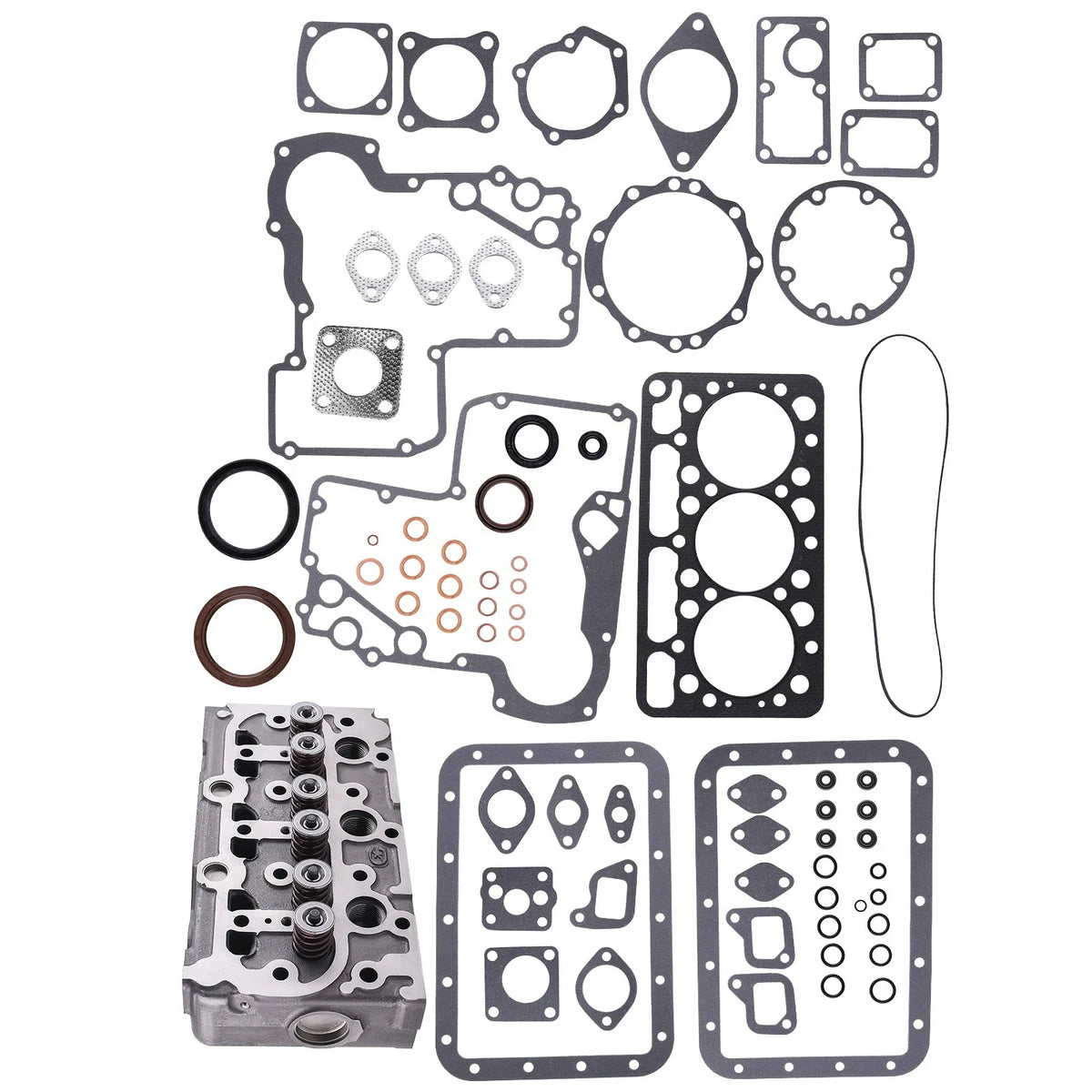 Complete Cylinder Head & Gasket Kit for Kubota B7200 B8200