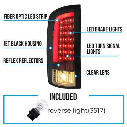 2002-2006 Dodge Ram 1500 2500 3500 LED Tail Light Assembly