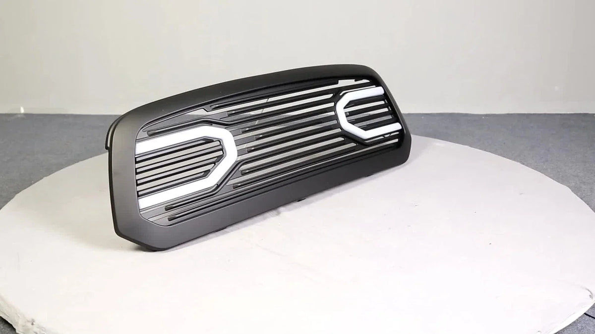 Front Upper Grille Shell with Light for Dodge Ram 1500 (2013–2018)