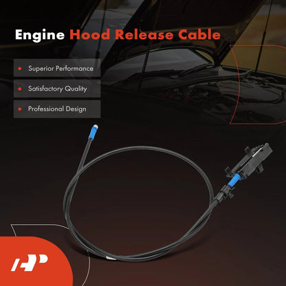 Hood Release Cable Length 42.36 Inch for Honda CR-V 2017-2021