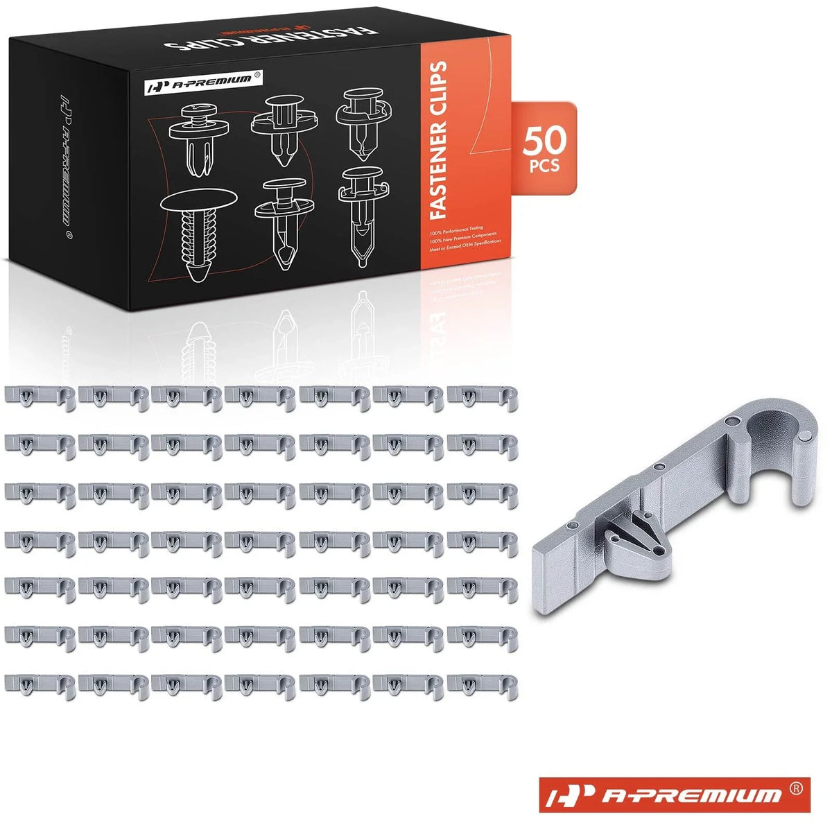50x Nylon Windshield Washer Hose Clips for Honda Civic Accord