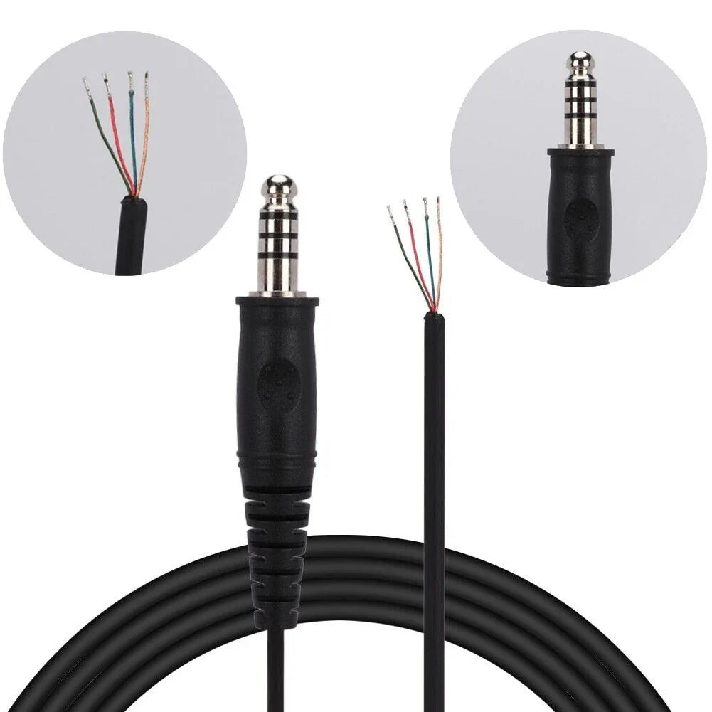 Wire Spring Adapter for Helicopter Headset U-174 (40cm)