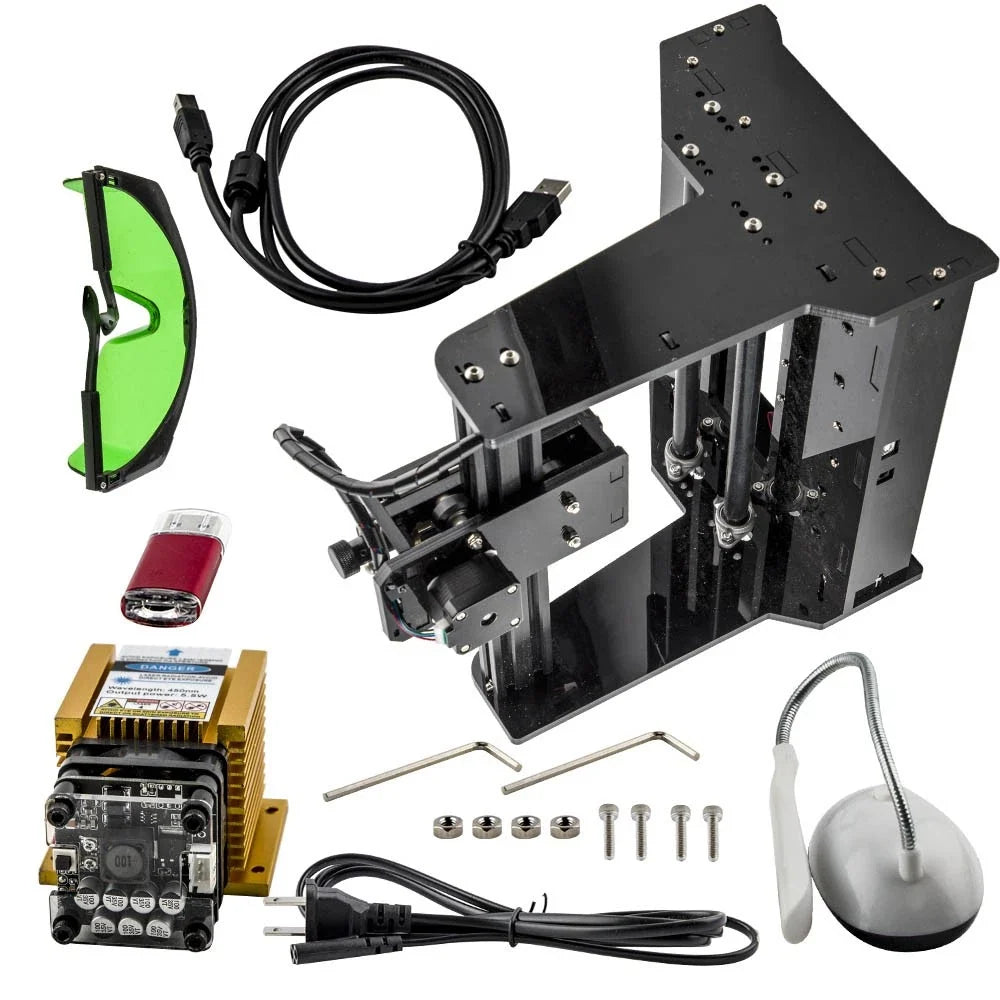 5.5W CNC Laser Engraver for Bottles, Cans & Other Cylindrical Items