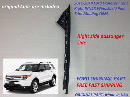 Pillar Trim Molding Inner for Ford Explorer 2011 to 2019