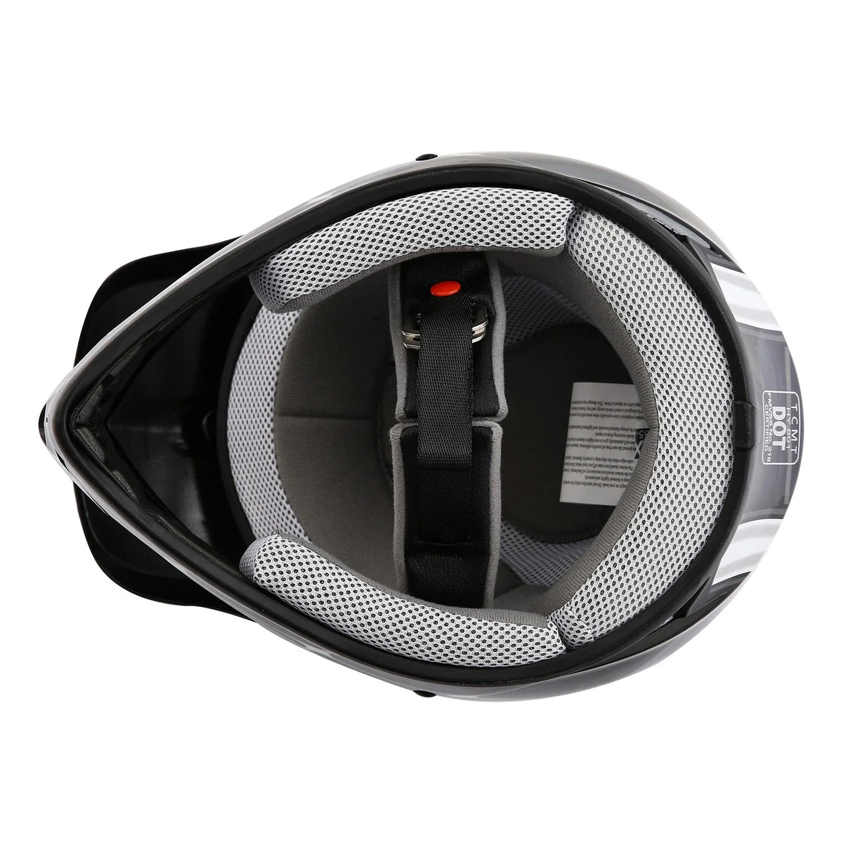 Youth Dirt Bike Helmet for ATV Motorcycle (DOT Approved) - Spider Black/Red