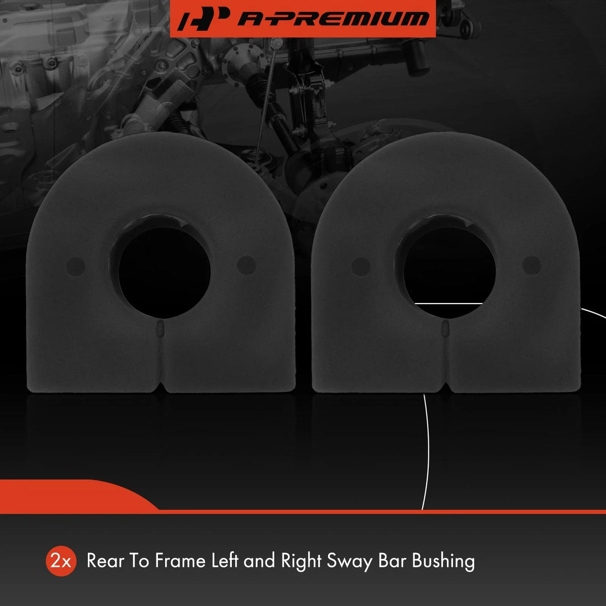 Rear Sway Bar Bushings - 2 Pack for Honda CR-V (1997–2001)