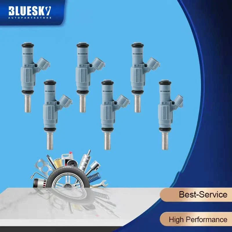 Set of 6 Fuel Injectors for Golf R32 3.2L (10/2003-6/2006)