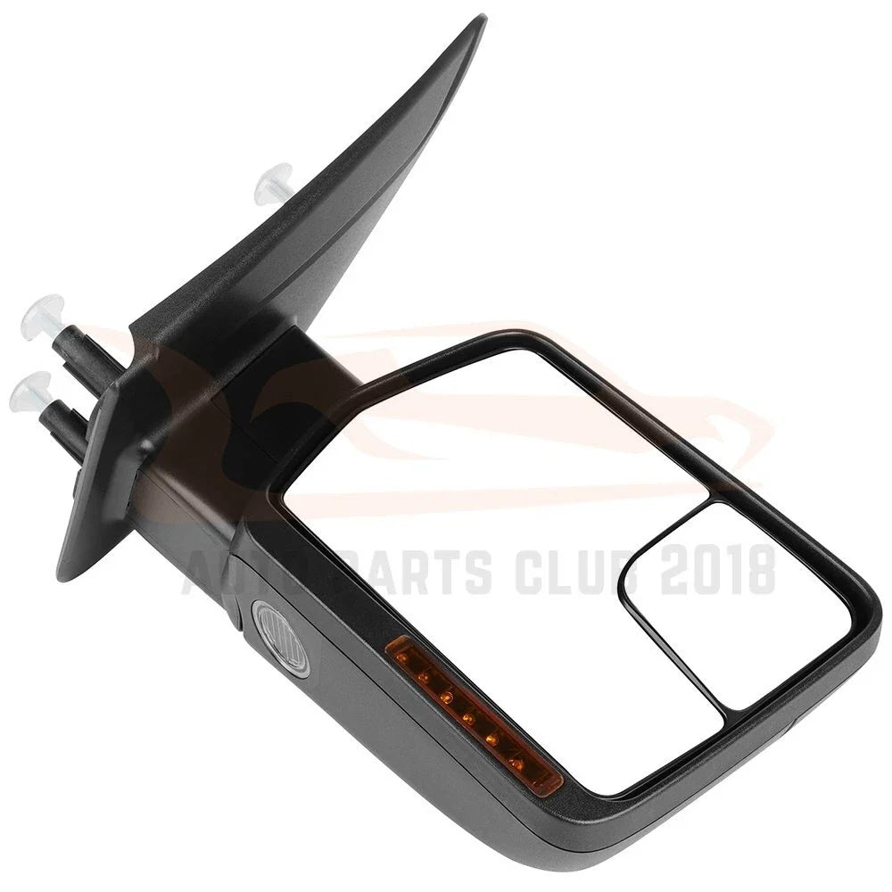 Turn Signal Puddle Light Mirrors 2X Power Heated for Ford F150 2004-2014