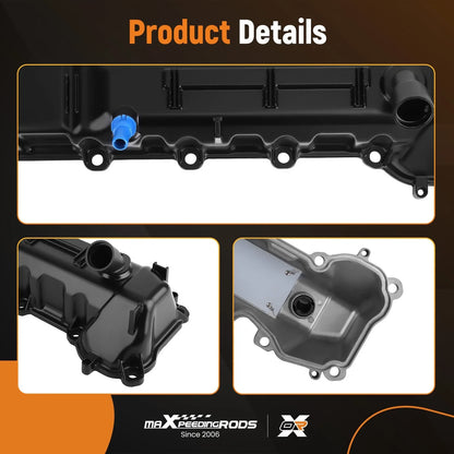 Engine Valve Cover Set for RAM 1500 (2009–2013), Dakota (2008–2011), Grand Cherokee (2008–2009) 4.7L