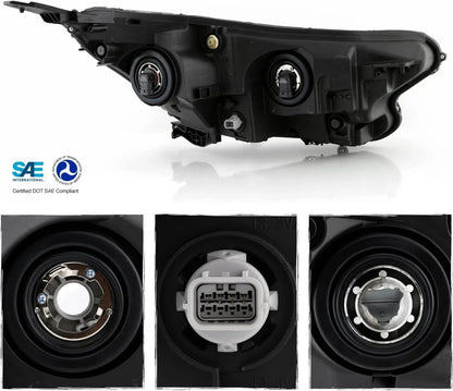 2017-2022 Honda CR-V Projector Headlights with Halogen LED DRL