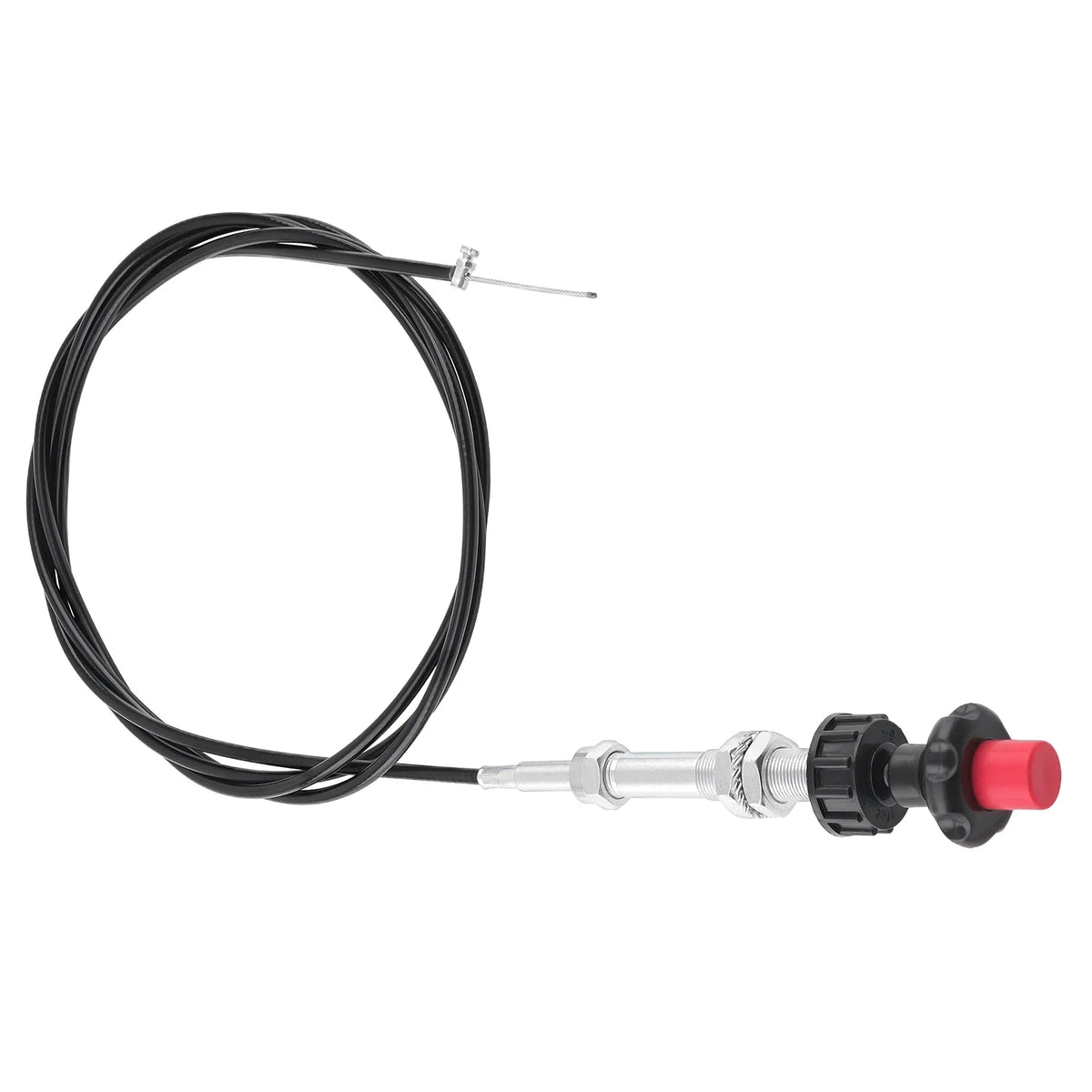 Control Cables for Universal Applications, 10 Ft Length, Black Knob