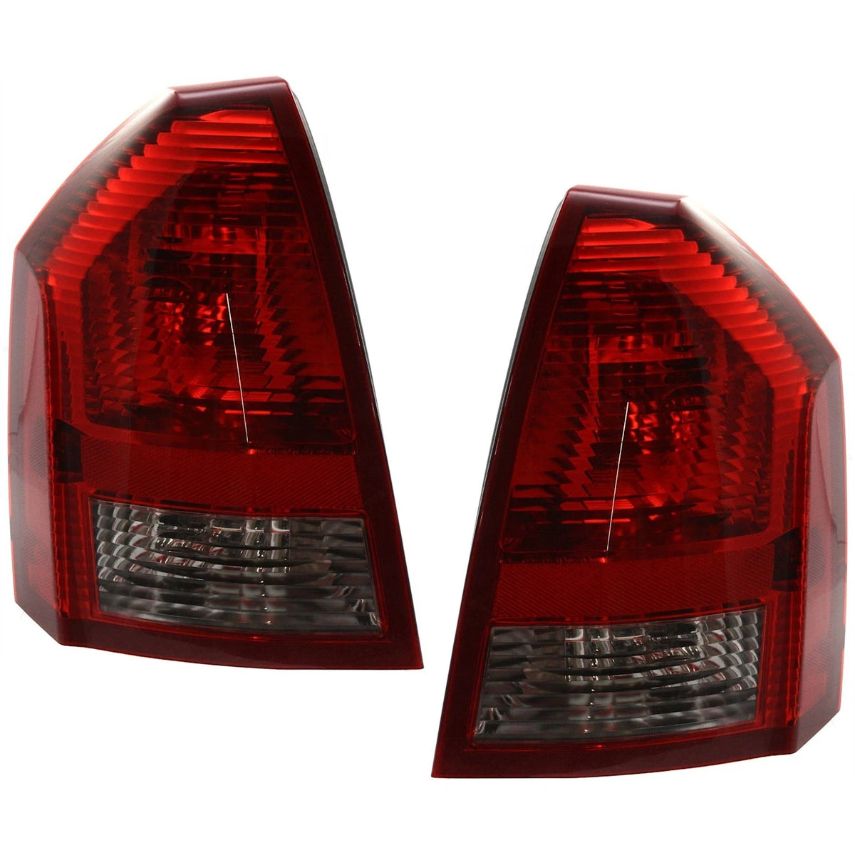 Set of 2 Tail Lights for Chrysler 300 Sedan (2005–2007) LH & RH w/ Bulb