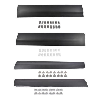 Black Lower Door Trim Molding Set for Cadillac XT5 (2017-2025)