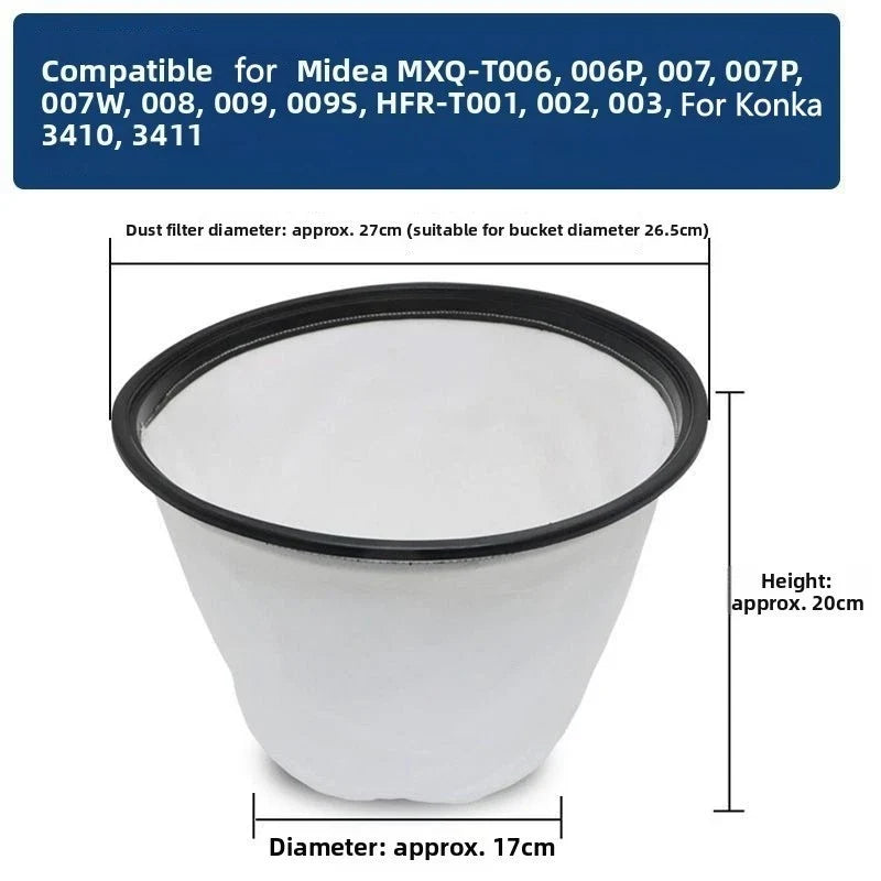 Vacuum Cleaner Dust Bag Replacement for MEILING Geno W5 (HEPA Filter)