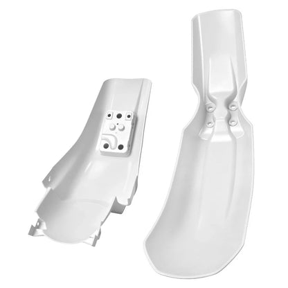 Front and Rear Fender Set in White Plastic for Honda XR250R XR400R 96-04