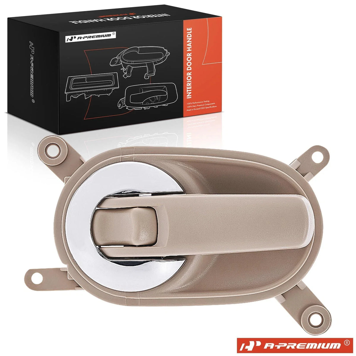 Front Left Beige Interior Door Handle for Nissan Quest (2006–2009)