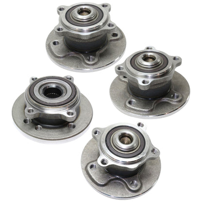 4 Lug Wheel Hubs with Bearing for Mini Cooper Front and Rear 2002-2006