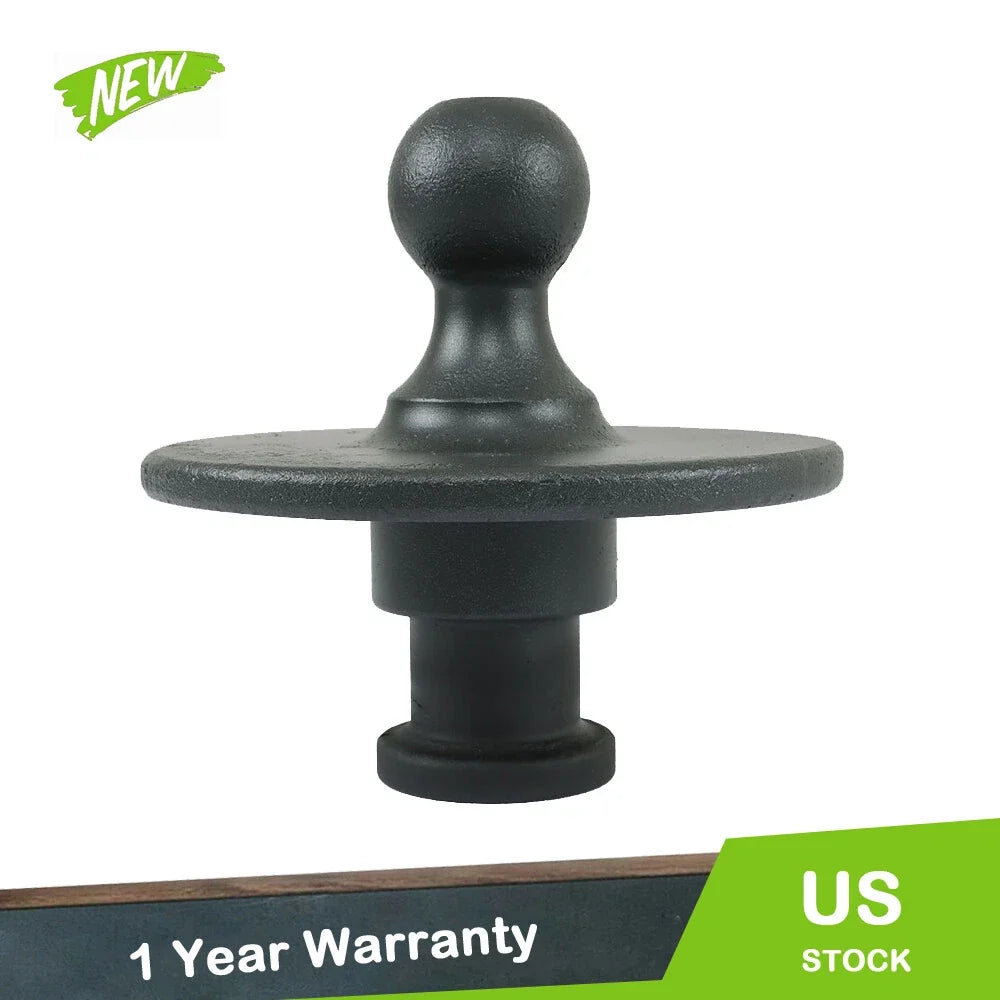 Gooseneck Ball Adapter for Trailer Forge Kingpin (Fits 5th Wheel Hitch)