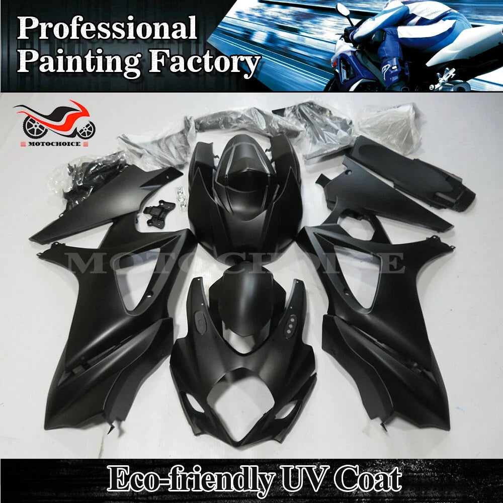 Matte Black Fairing Kit for Suzuki GSX-R 1000 (2007–2008)