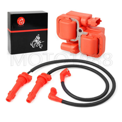 Ignition Coil & Spark Plug Wire Cap for Polaris Ranger XP 900 2013-2019