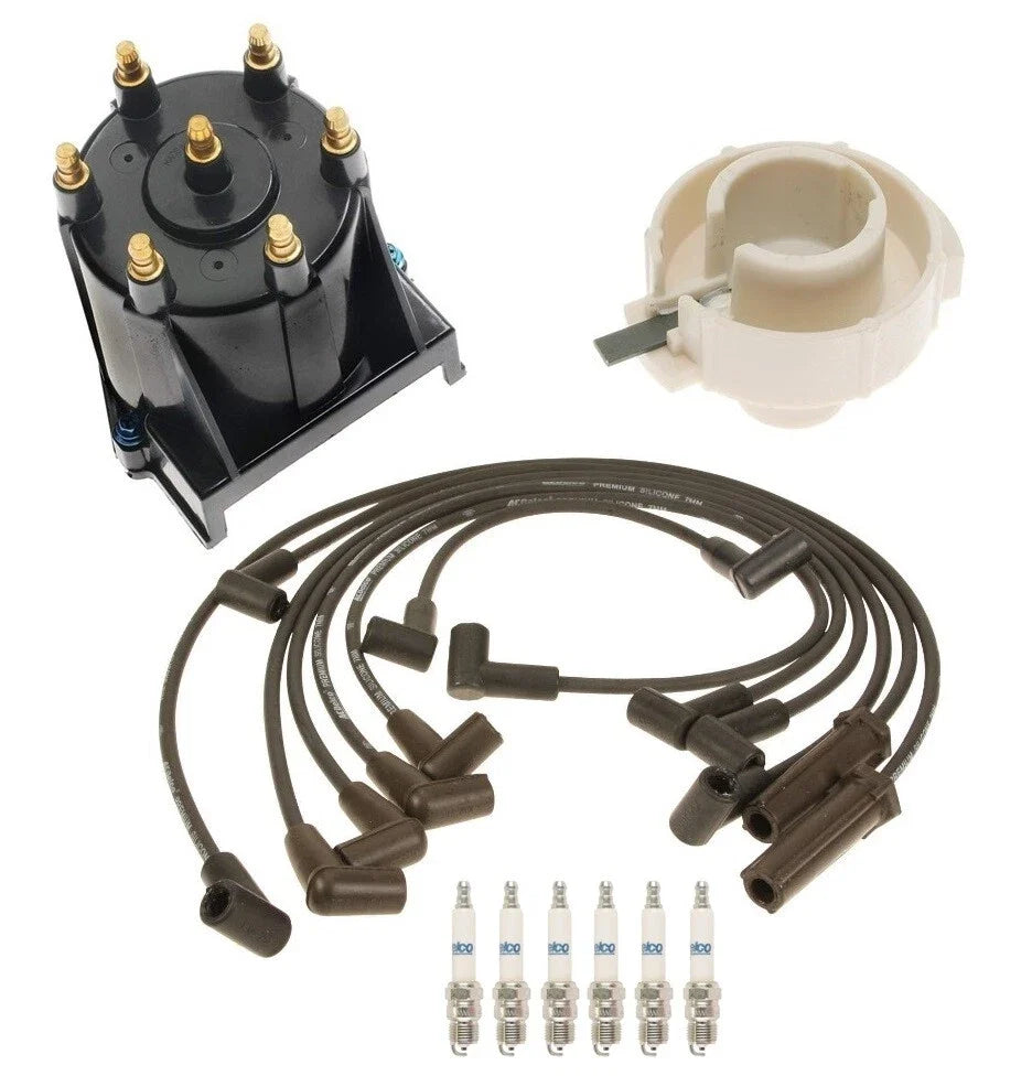 ACDelco Ignition Kit for Chevy GMC V6 K29 (Includes Rotor, Cap, Wires, Plugs)