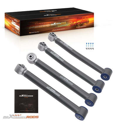 Upper & Lower Rear Control Arms with Grease Fitting for Jeep Wrangler JK 07-18