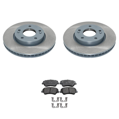 Front Brake Pads & Rotors Kit for 2010-2013 Kia Forte 5 Koup