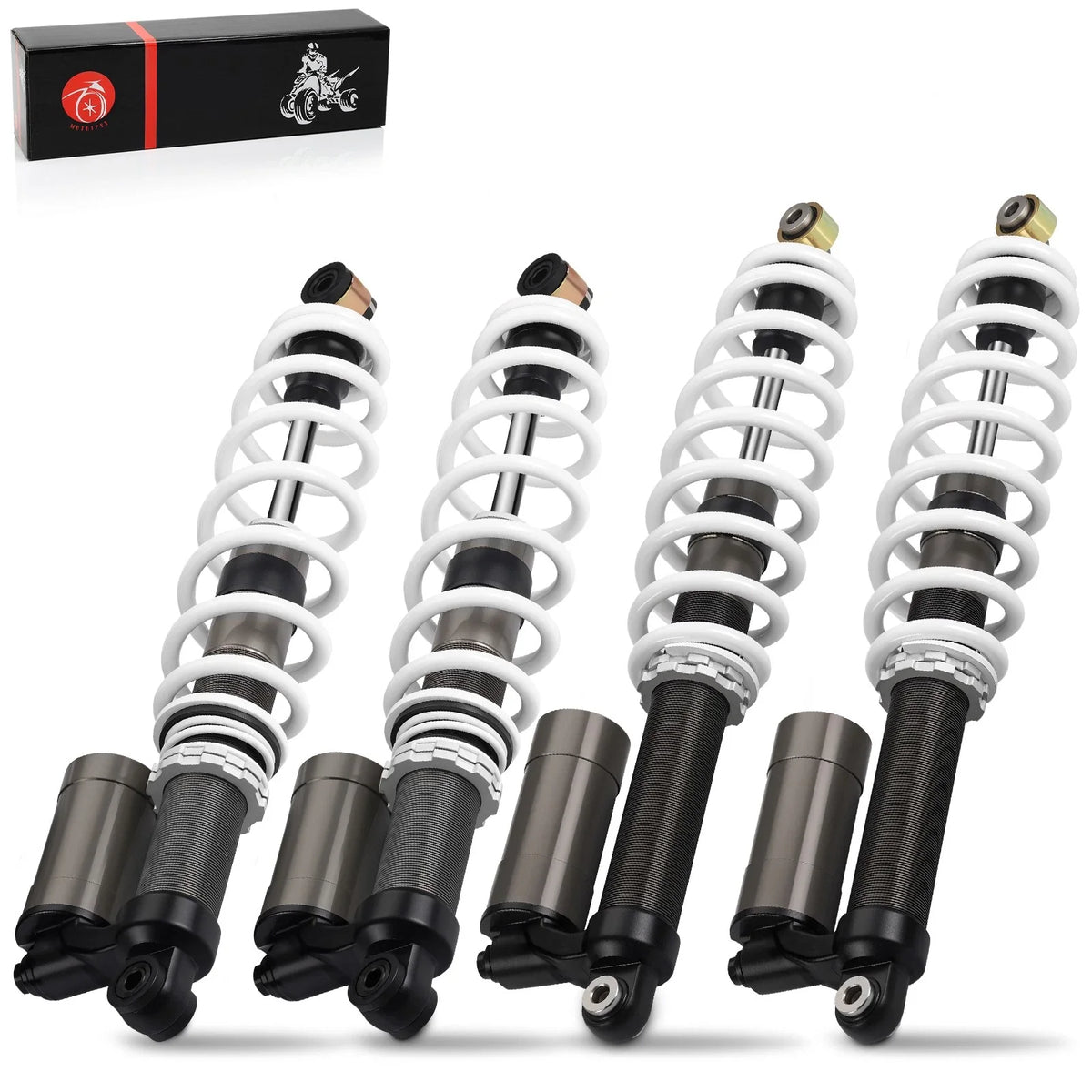 Air Shock Absorber Set of 4 for Polaris RZR S 800 (2009-2012)