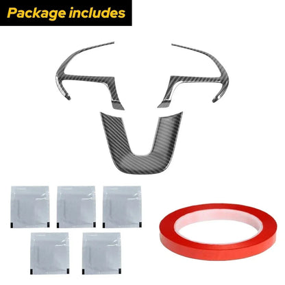 Steering Wheel Cover Trim Kit Set of 4 for Dodge Challenger 2015-Present