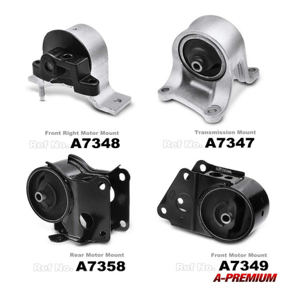 4-Piece Engine Motor & Transmission Mount Set for Nissan Altima 2002-2004
