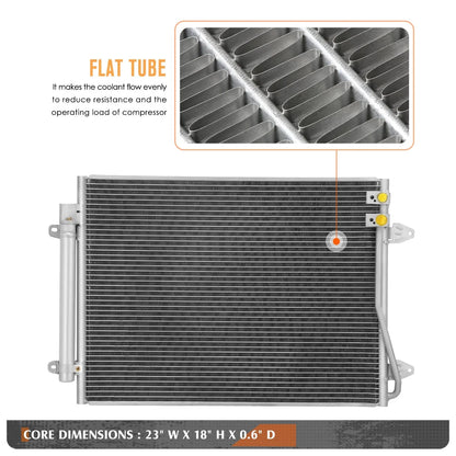 A/C Condenser Aluminum Core Replacement for VW Passat 2017–2021