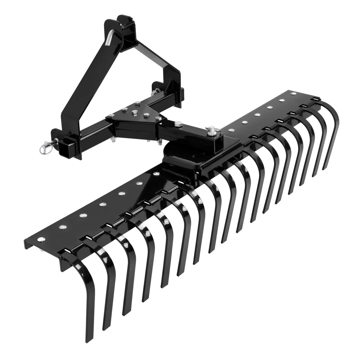 Class 0 Tractor 3 Point Landscape Stone Rake 50 Inch