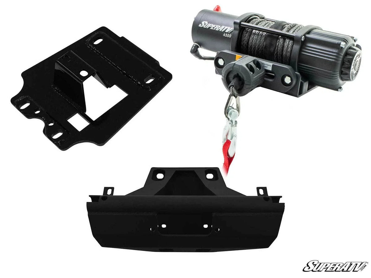 Winch Plate with Frame Stiffener for Maverick X3 (2017-2023)