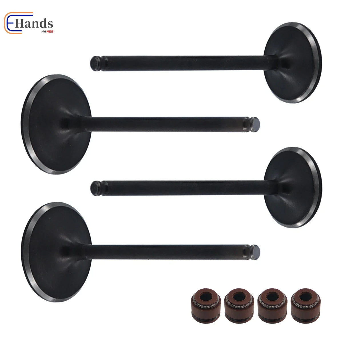 Exhaust and Intake Valves Set with Seals for Kawasaki KX250F 2004-2016