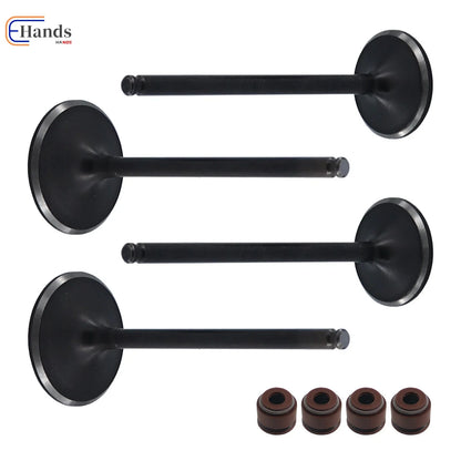 Exhaust and Intake Valves Set with Seals for Kawasaki KX250F 2004-2016