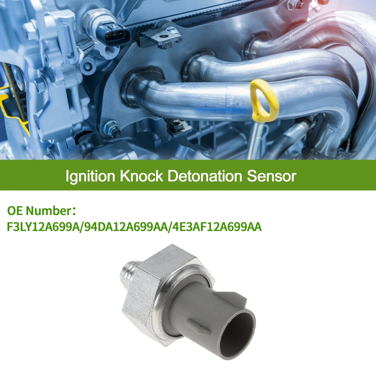 1 Pc Ignition Knock Detonation Sensor F3LY12A699A for Ford E-150 (1997–1998)
