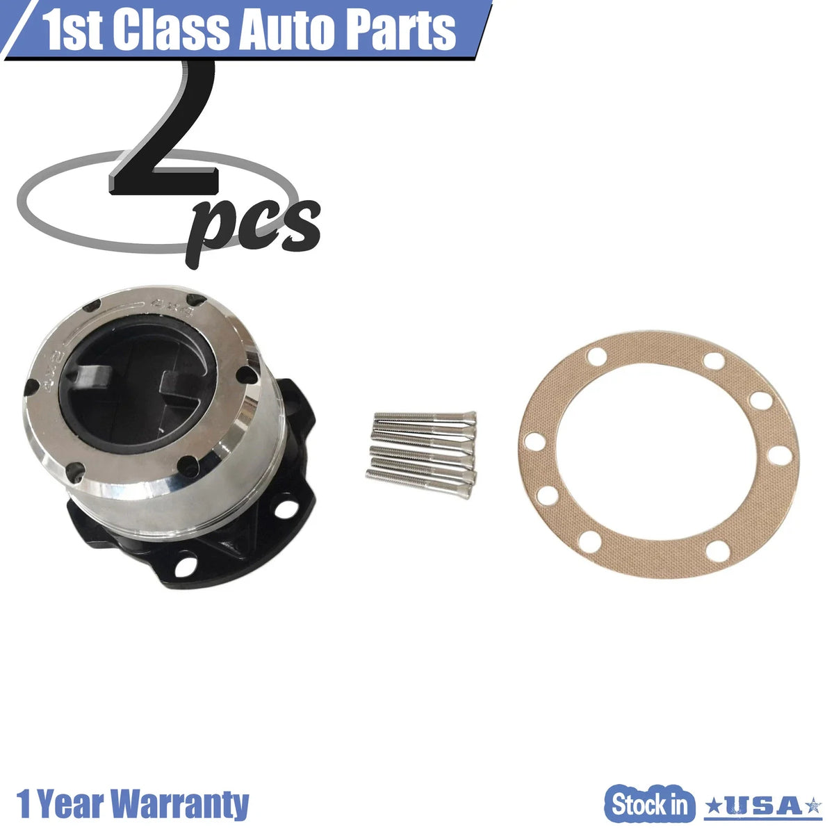 2X Locking Hubs for Toyota Pickup 4Runner Land Cruiser (1976–2006) 30 Spline