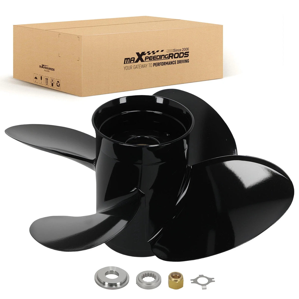 Set of 4 Blade Propellers for Mercury 40-140HP (Right Hand Rotation)