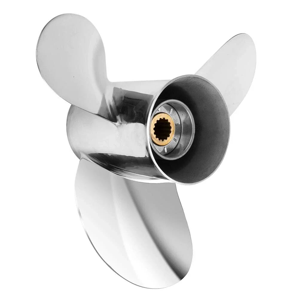 13 1/4 x 17 Stainless Steel Boat Propeller for Yamaha 50-130 HP (RH)