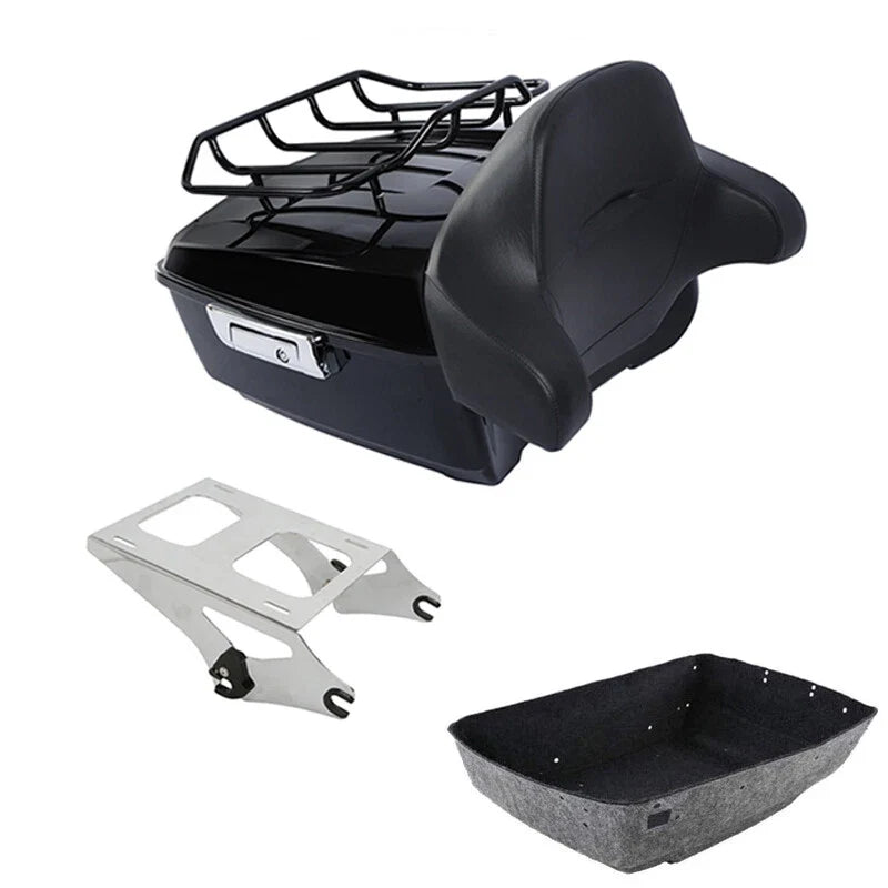 Trunk Backrest Pad Mounting Rack for Harley (2014-2026) Touring