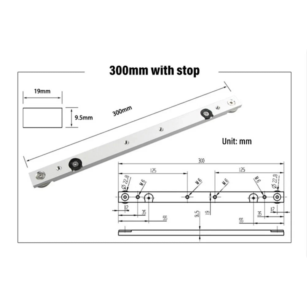 T-Slot Miter Track Slider for Universal Use (30mm)