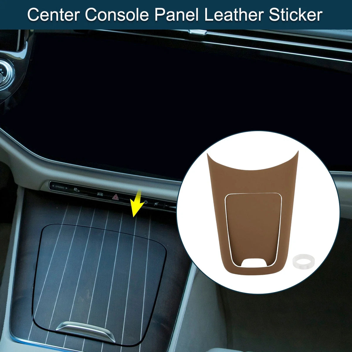 Set of 1 Center Console Panel Sticker for Mercedes-Benz E-Class (2024)